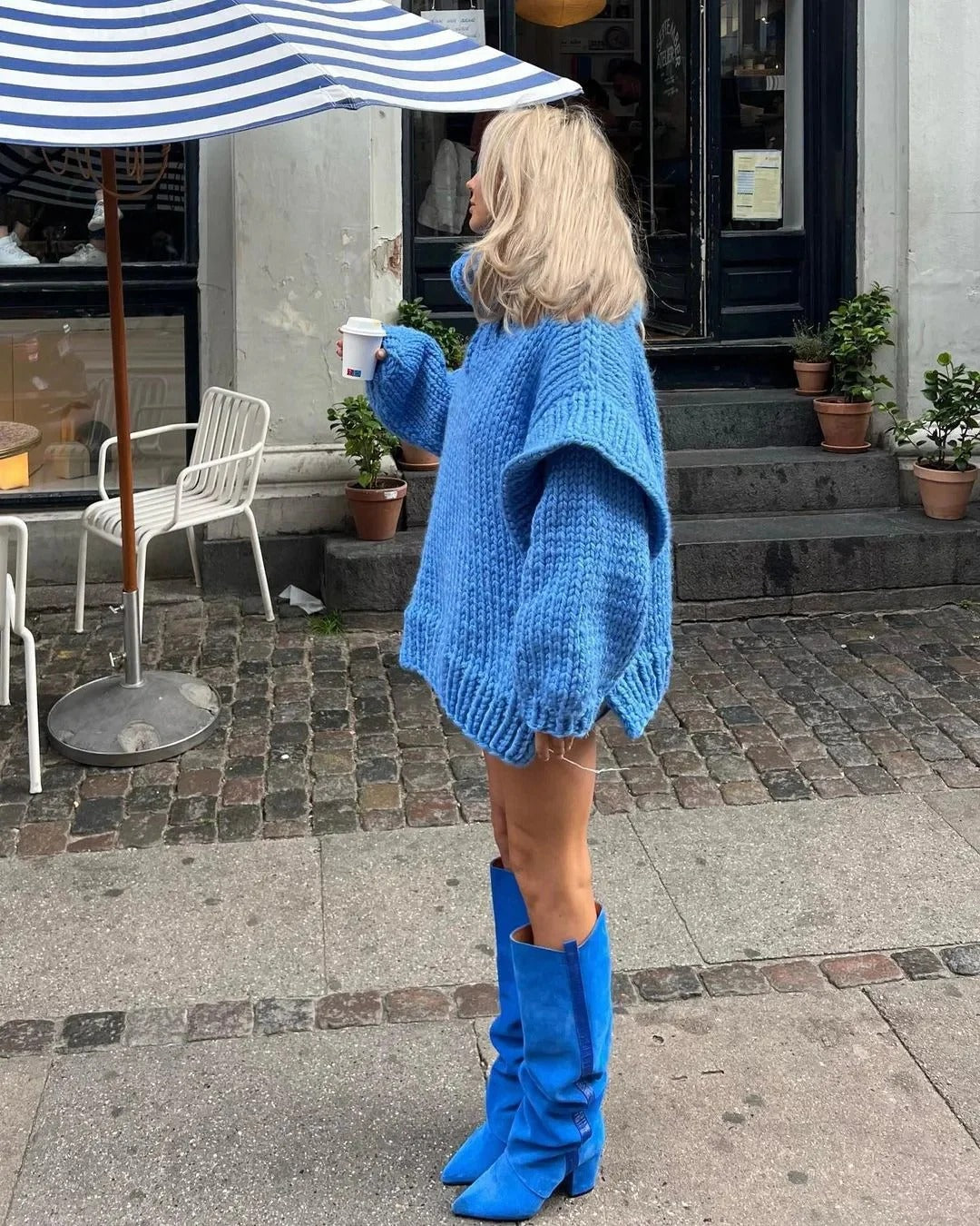 Luna’s Parisian Allure Chunky Knit Jumper