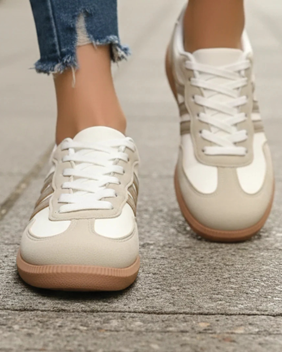 Luna’s Patterned Retro Sneakers