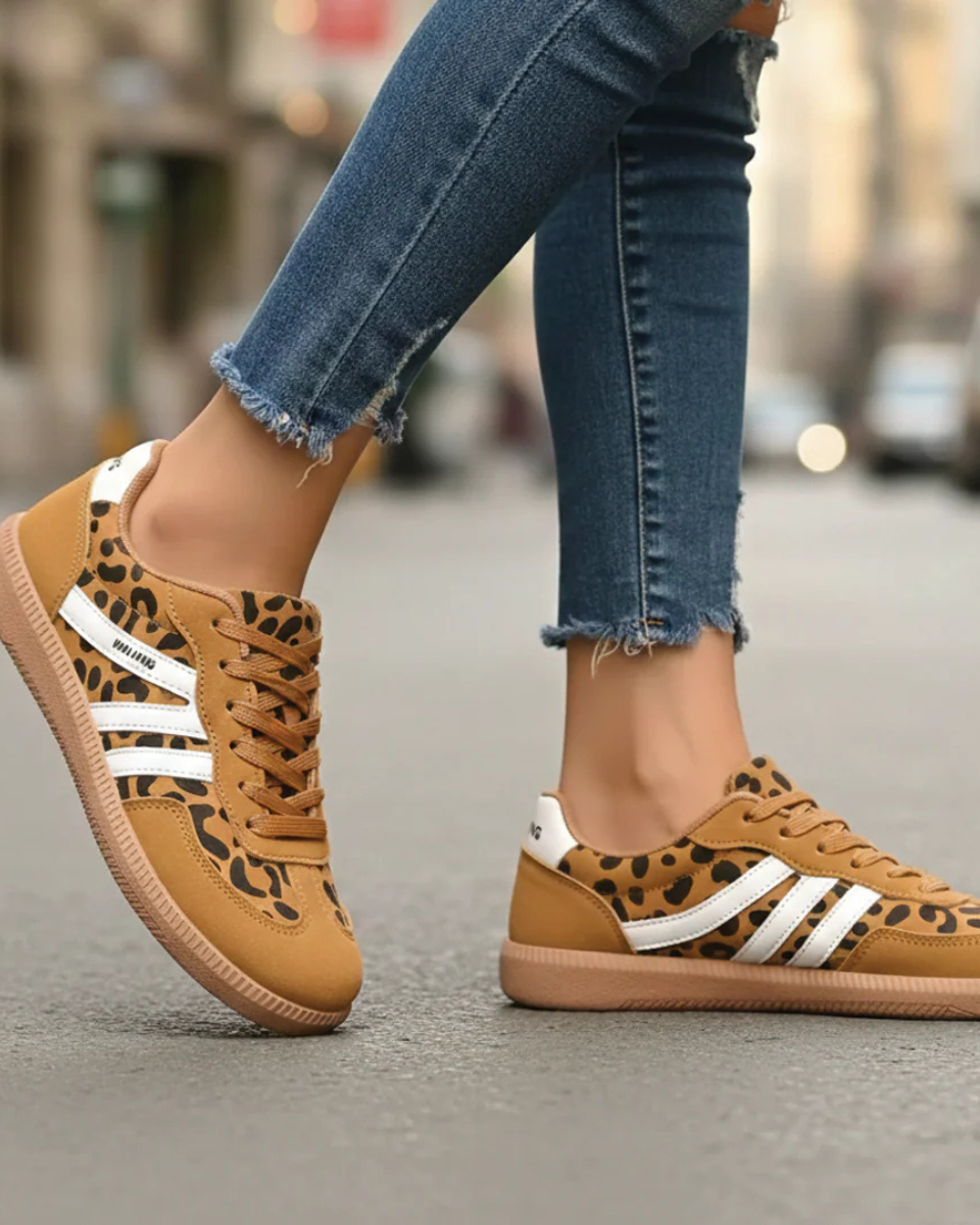 Luna’s Patterned Retro Sneakers