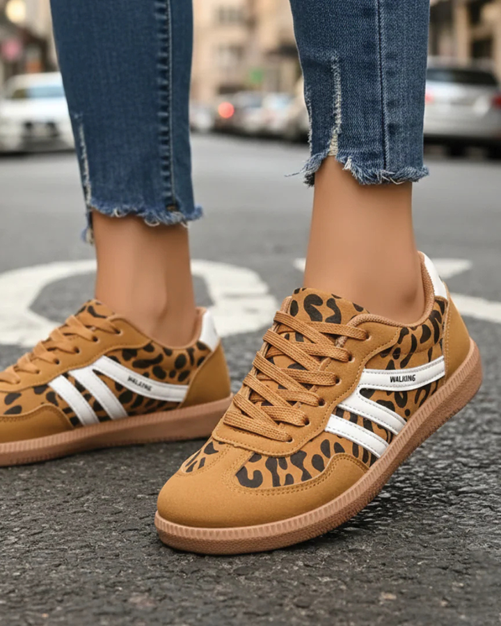 Luna’s Patterned Retro Sneakers