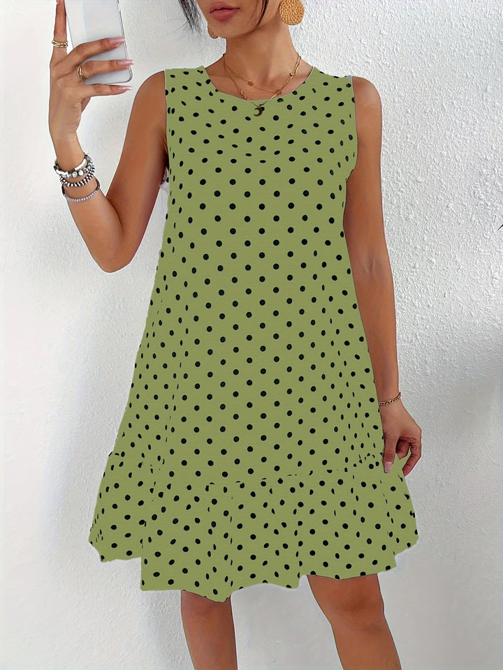 Luna’s Playful Whimsy Ruffle Hem Mini Dress