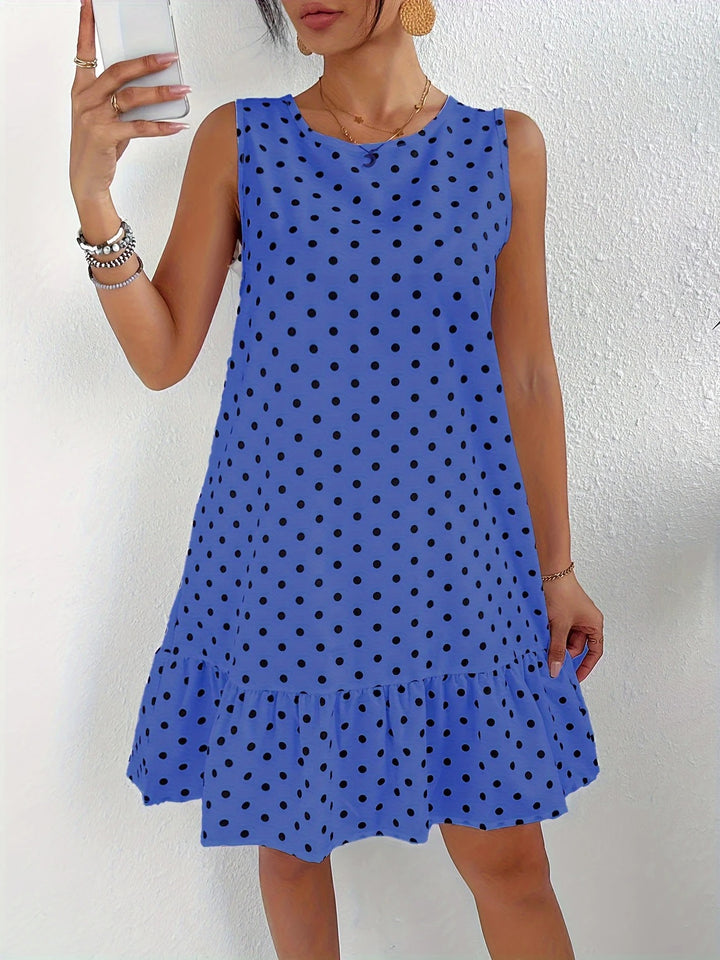 Luna’s Playful Whimsy Ruffle Hem Mini Dress