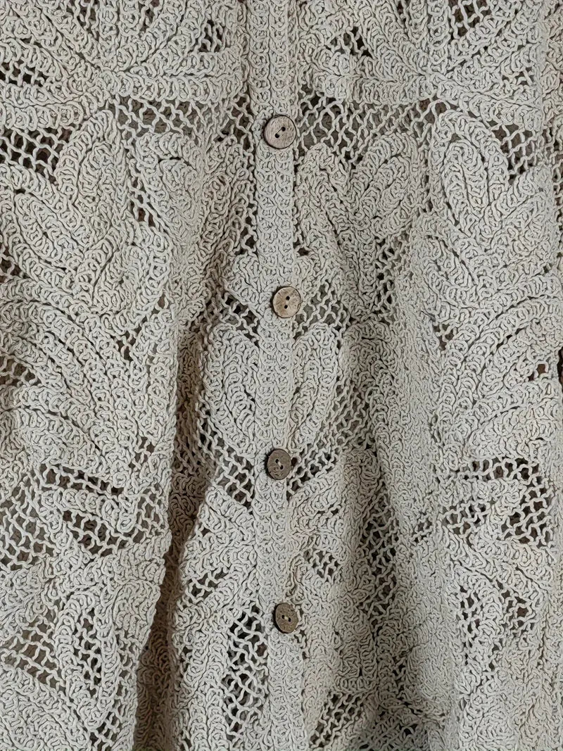 Luna’s Poetic Whimsy Floral Lace Blouse