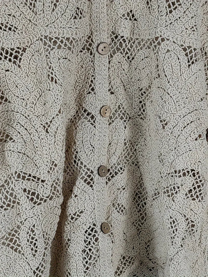 Luna’s Poetic Whimsy Floral Lace Blouse