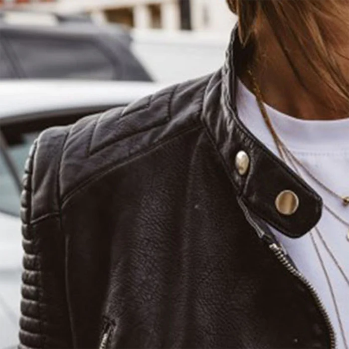Luna’s Rebel Edge Quilted Moto Jacket