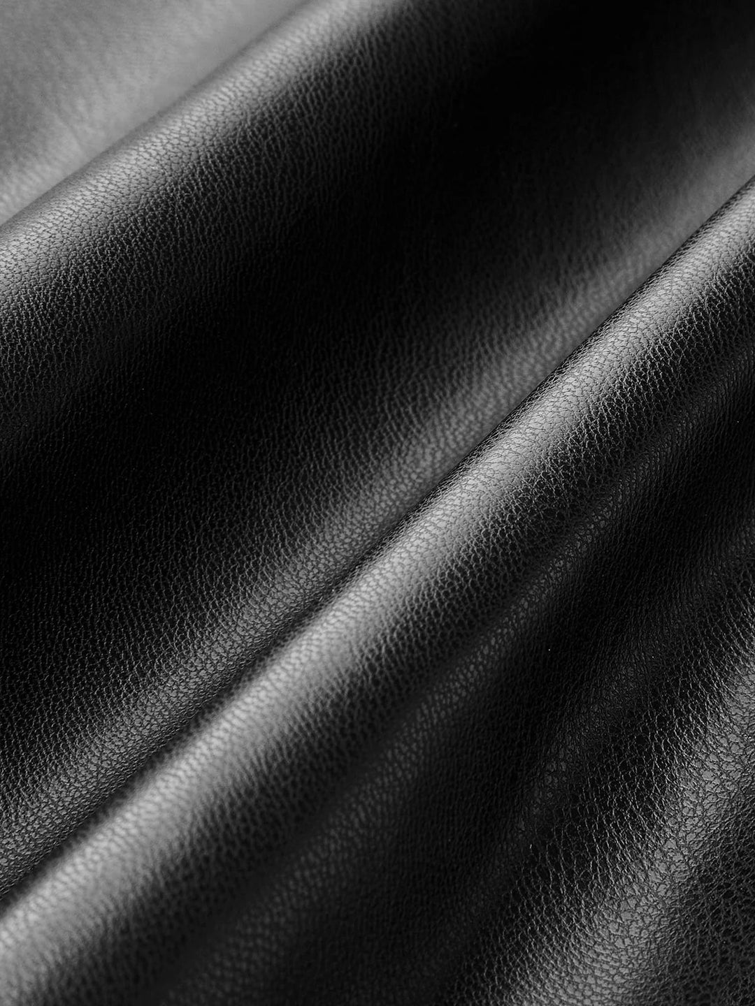 Luna’s Sculpted Elegance Leather Wrap Skirt