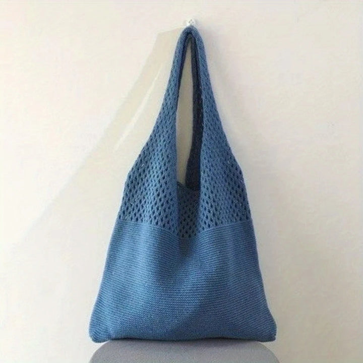 Luna’s Serene Escape Mesh-Knit Shoulder Bag