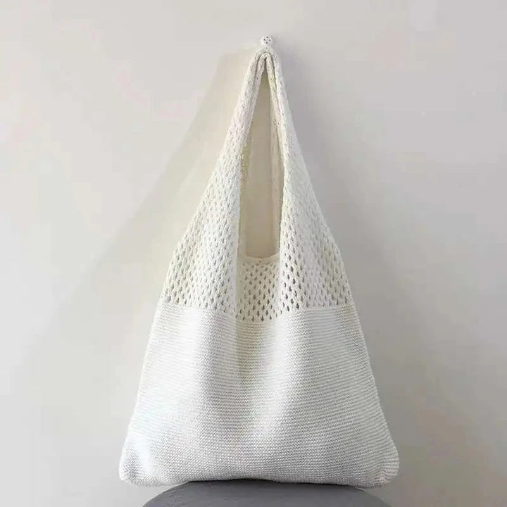 Luna’s Serene Escape Mesh-Knit Shoulder Bag