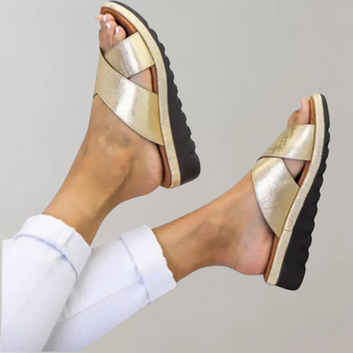Luna’s Serene Stride Crossband Sandals