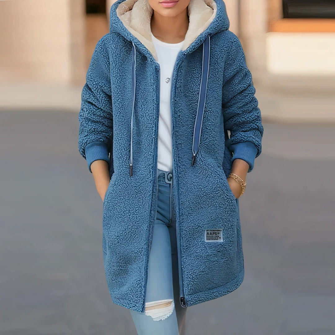 Luna’s Soft Embrace Zip-Up Hooded Coat