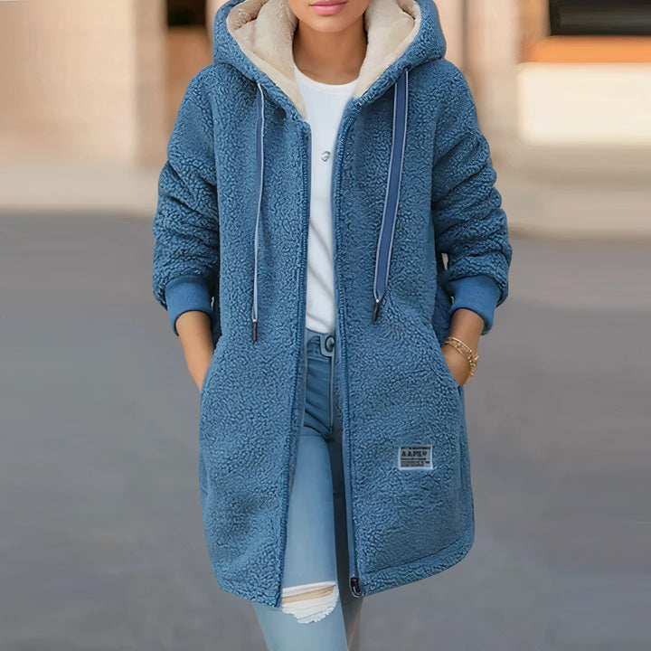 Luna’s Soft Embrace Zip-Up Hooded Coat