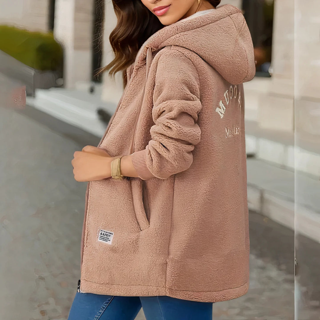 Luna’s Soft Embrace Zip-Up Hooded Coat