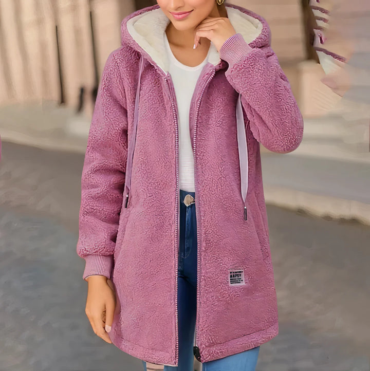 Luna’s Soft Embrace Zip-Up Hooded Coat