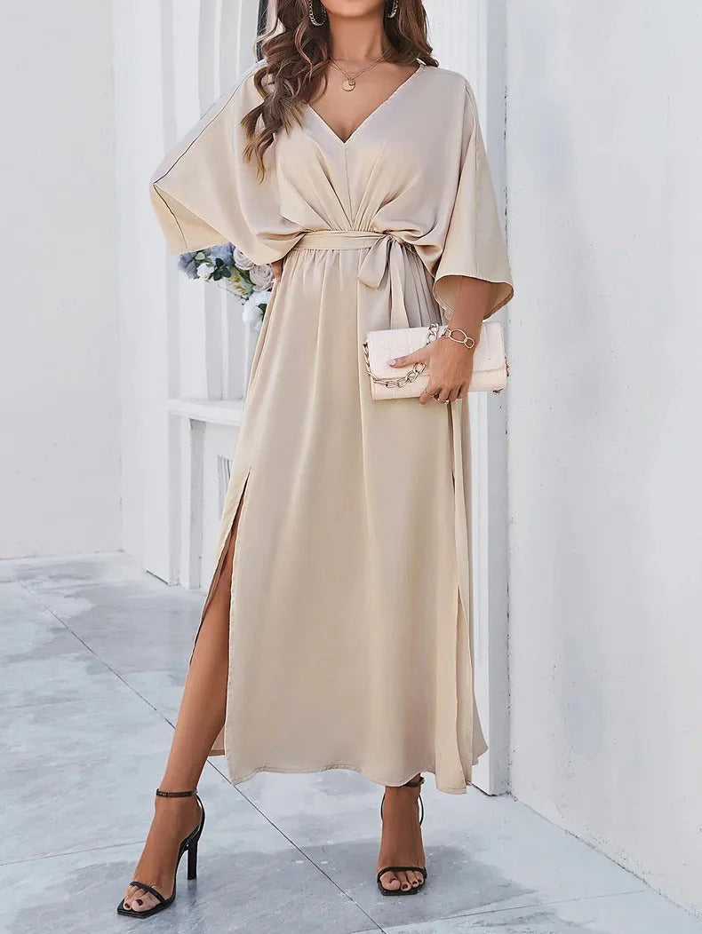 Luna's Soft Grace Tie-Waist Formal Dress  Luna Mae