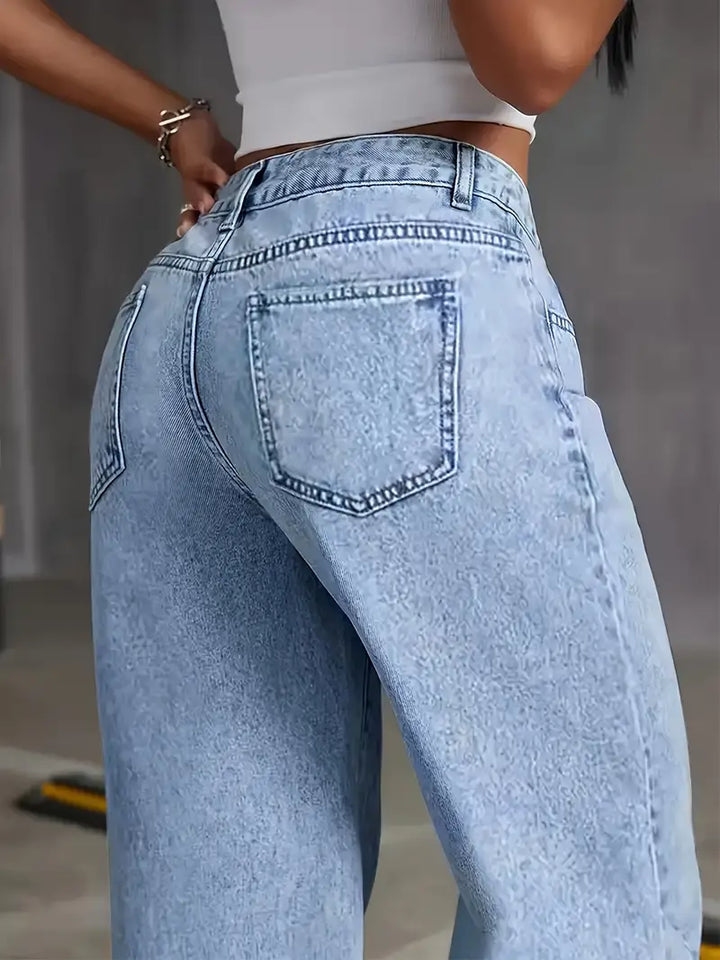 Luna’s Street Muse High-Waist Wide Leg Jeans