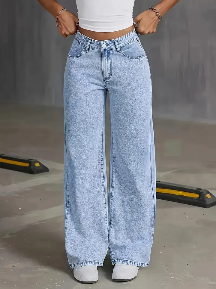 Luna’s Street Muse High-Waist Wide Leg Jeans