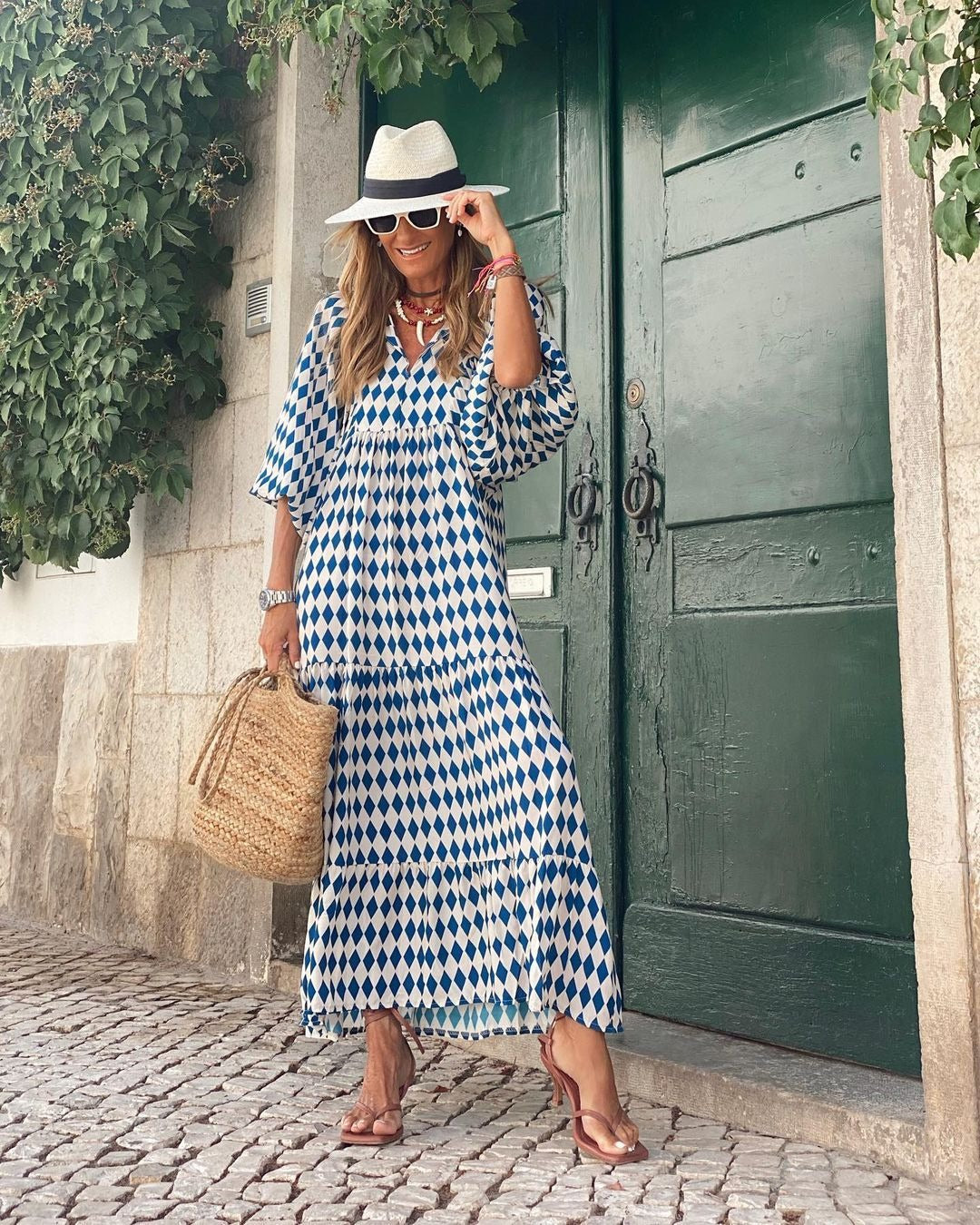 Luna’s Sunlit Escape Flowy Maxi Dress
