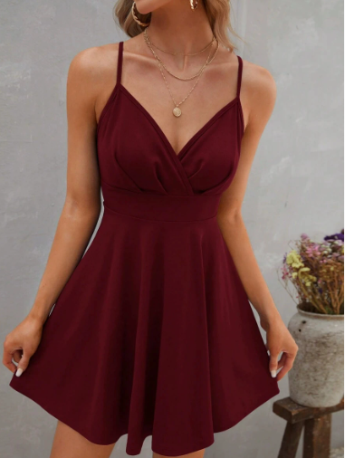 Luna’s Sunset Whirl Mini Dress