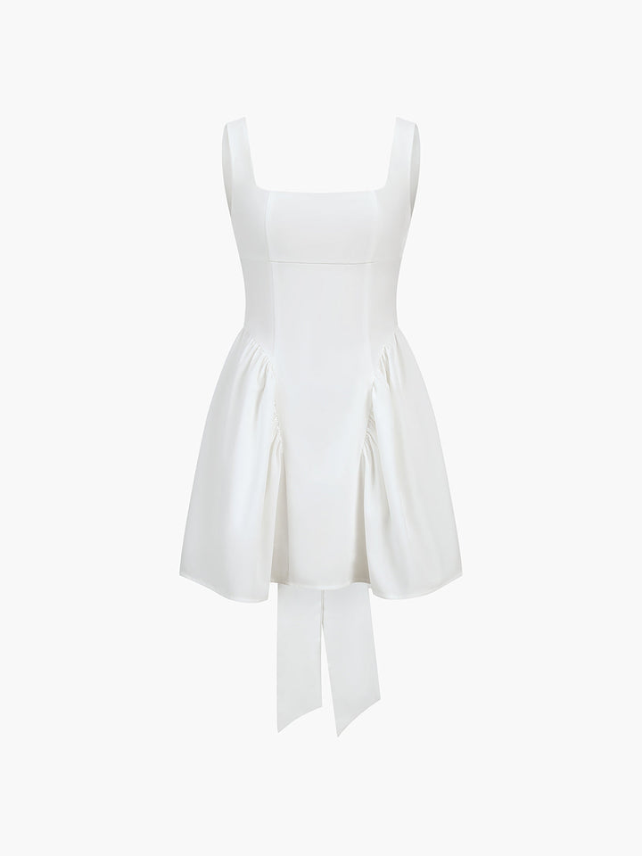 Luna’s Sweet Whispers Bow-Back Mini Dress
