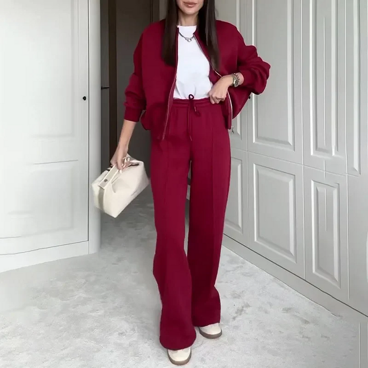 Luna’s Urban Grace Drawstring Wide-Leg Set