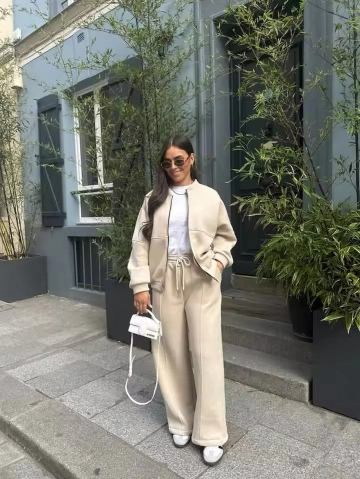 Luna’s Urban Grace Drawstring Wide-Leg Set