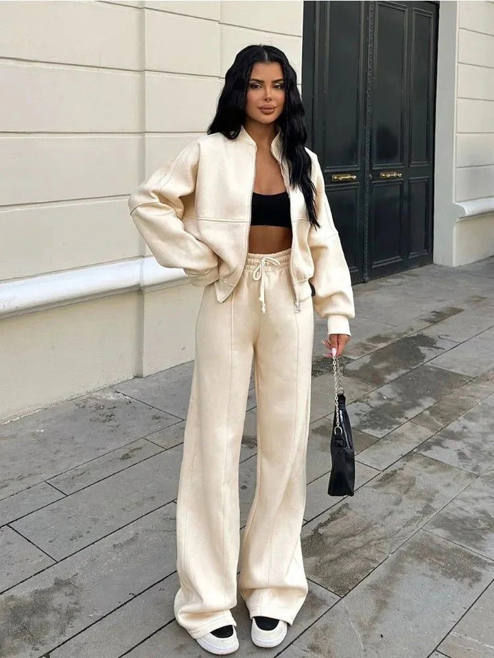 Luna’s Urban Grace Drawstring Wide-Leg Set