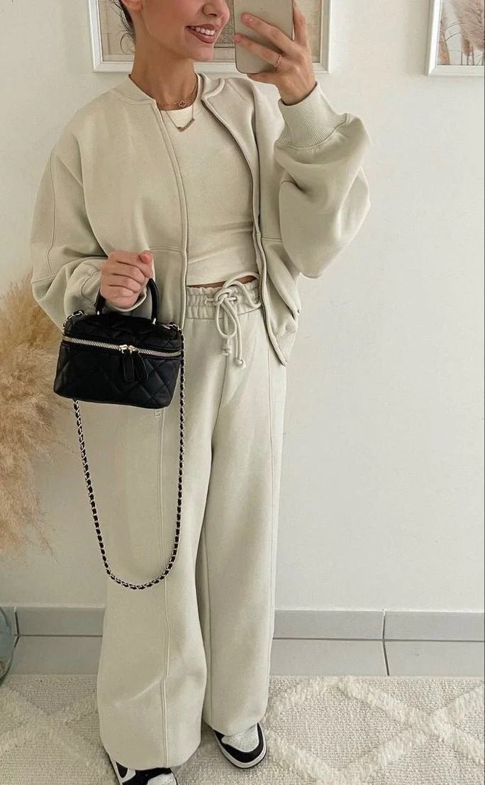 Luna’s Urban Grace Drawstring Wide-Leg Set