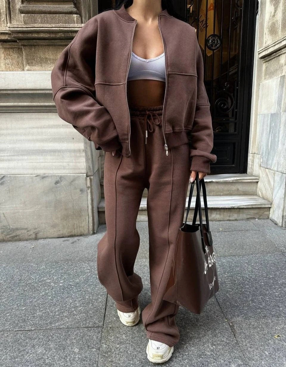 Luna’s Urban Grace Drawstring Wide-Leg Set