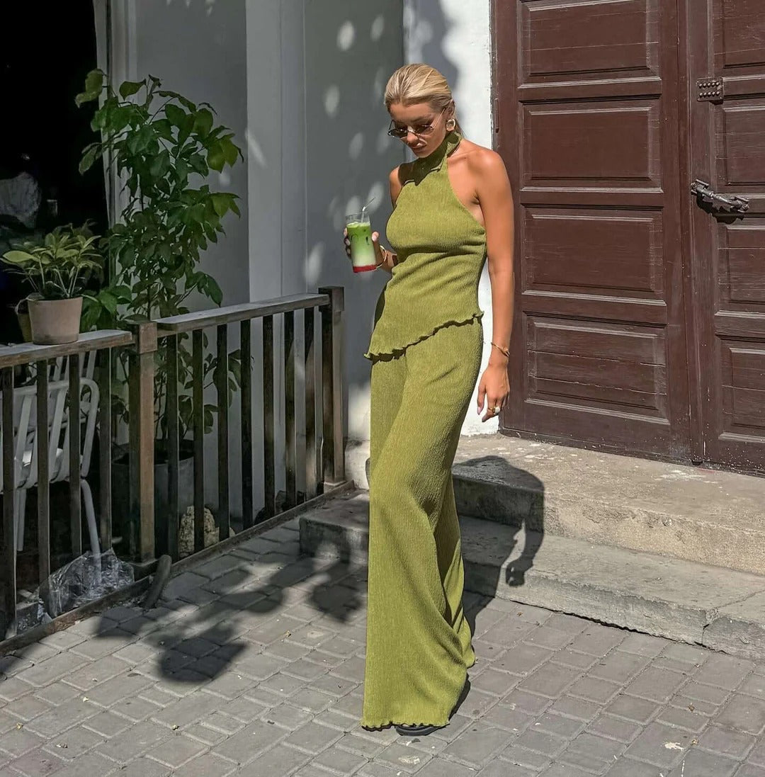 Luna’s Urban Muse Ruffle-Edge Co-Ord Set