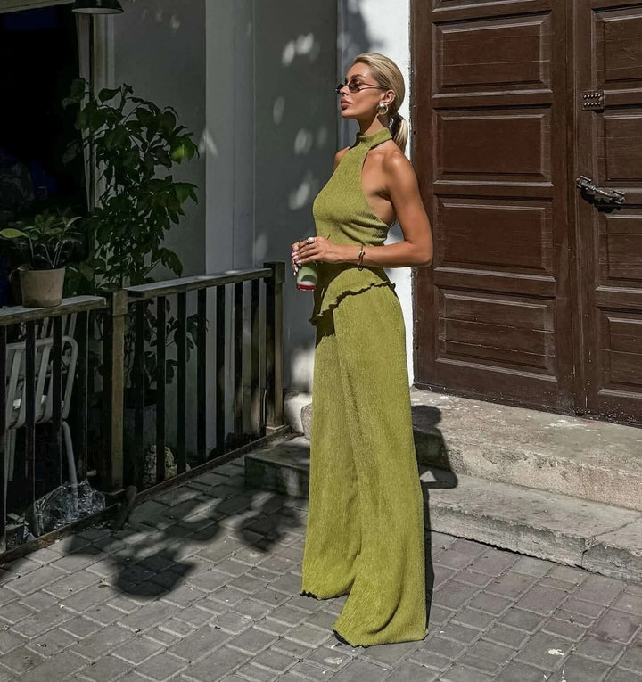 Luna’s Urban Muse Ruffle-Edge Co-Ord Set