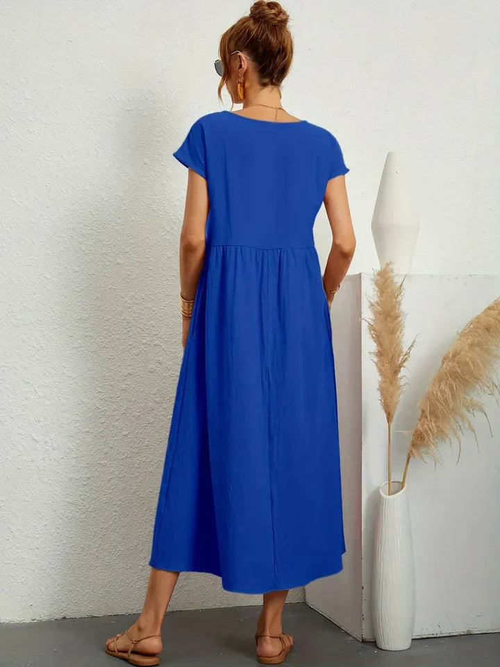Luna’s Urban Serenity Flowy Midi Dress