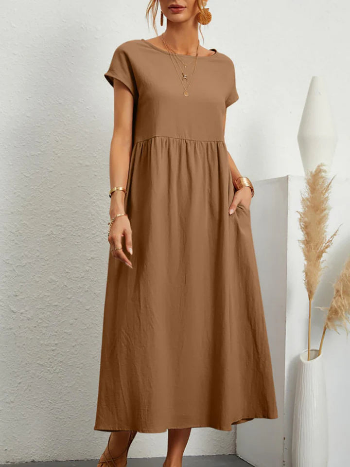Luna’s Urban Serenity Flowy Midi Dress