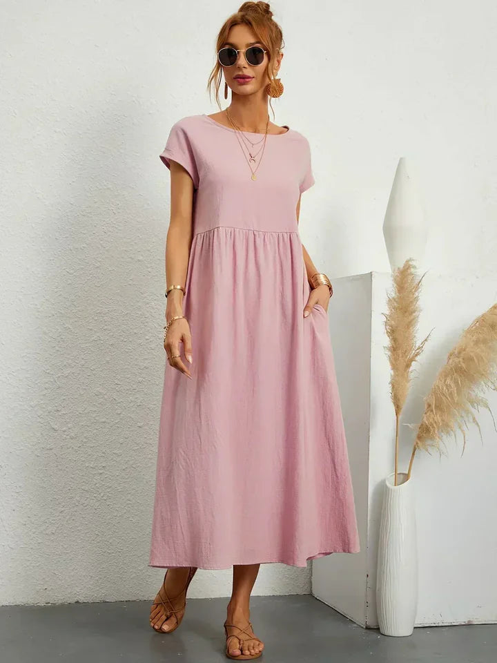 Luna’s Urban Serenity Flowy Midi Dress