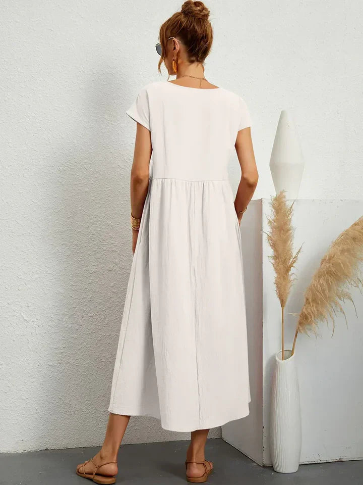Luna’s Urban Serenity Flowy Midi Dress
