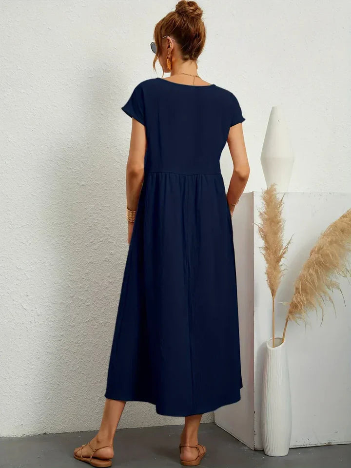 Luna’s Urban Serenity Flowy Midi Dress