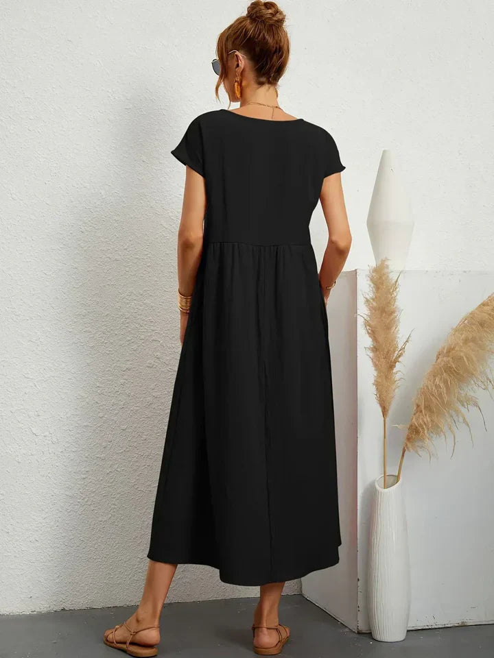 Luna’s Urban Serenity Flowy Midi Dress
