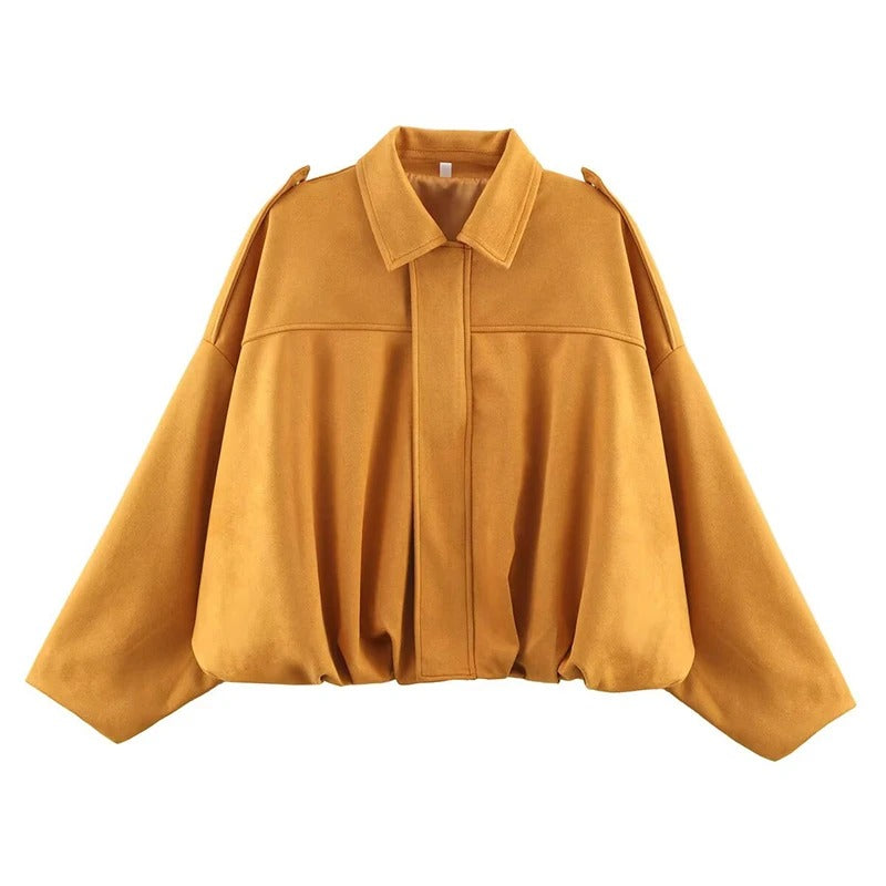 Luna’s Vintage Oversized Bomber Jacket