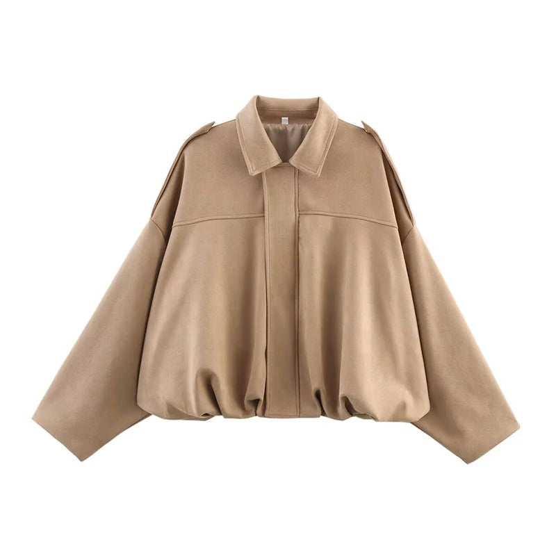 Luna’s Vintage Oversized Bomber Jacket