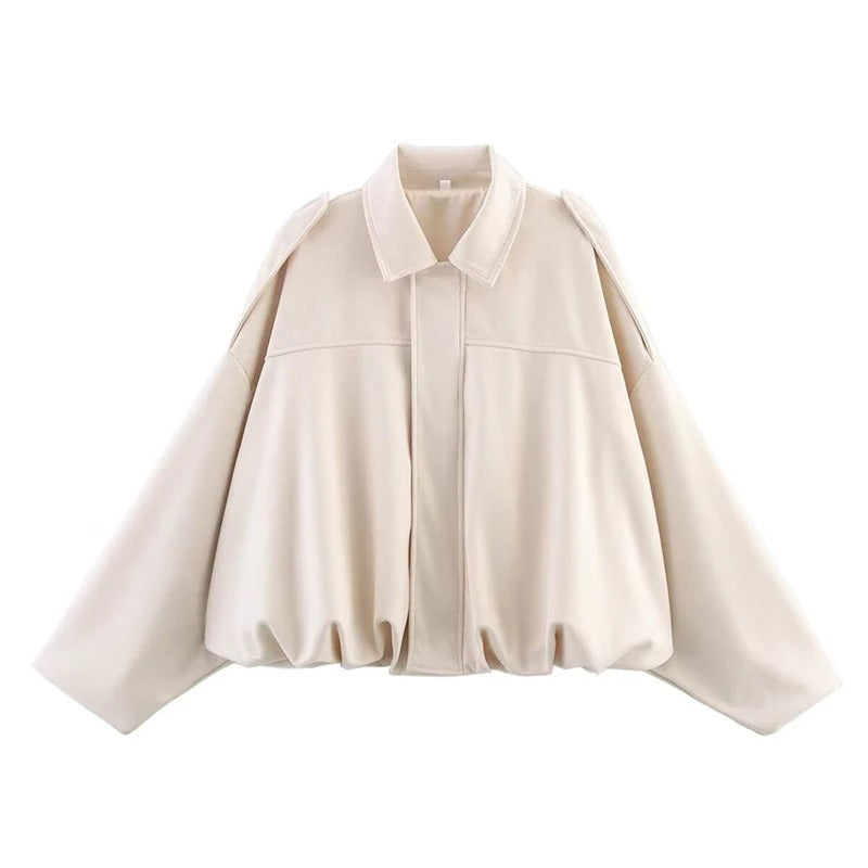 Luna’s Vintage Oversized Bomber Jacket