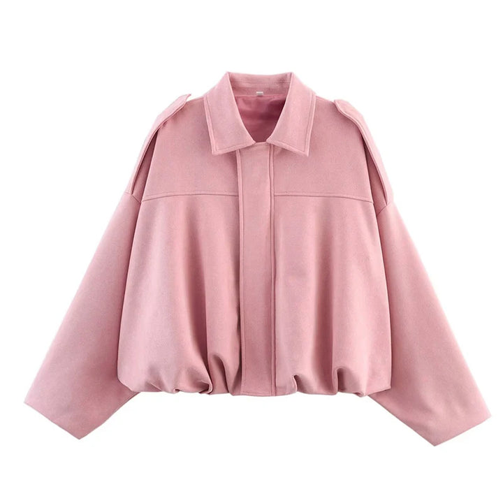 Luna’s Vintage Oversized Bomber Jacket