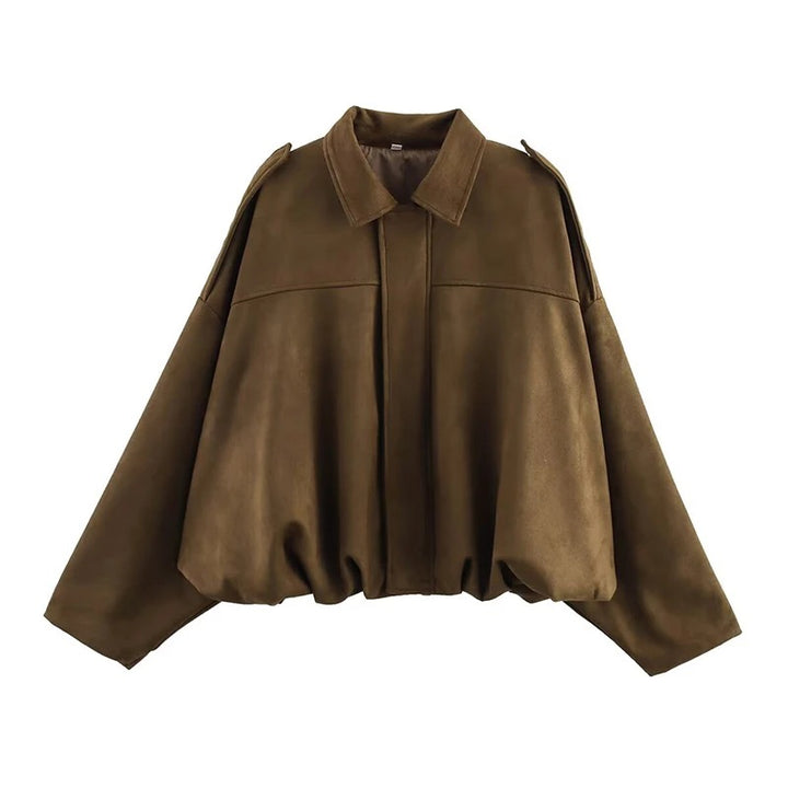 Luna’s Vintage Oversized Bomber Jacket
