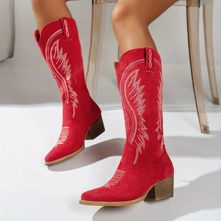 Luna’s Wild Spirit Embroidered Western Boots
