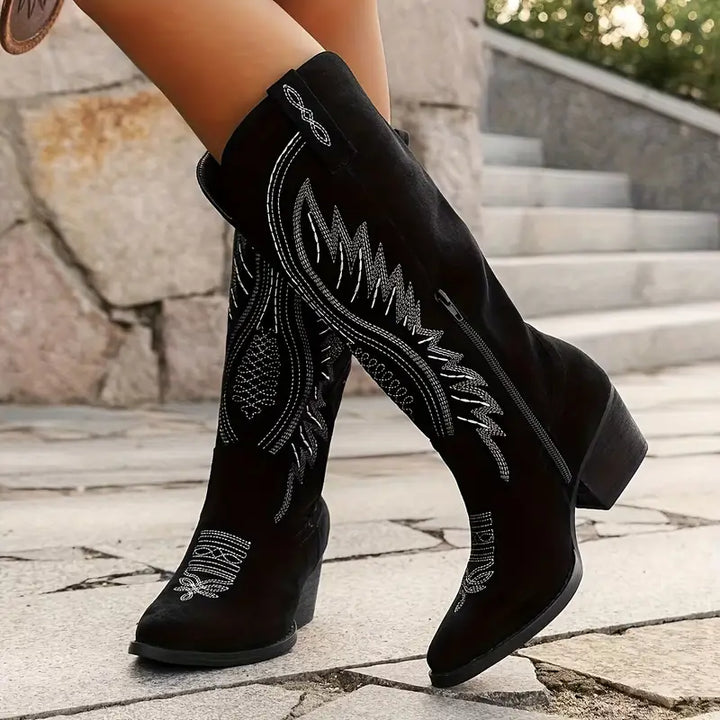Luna’s Wild Spirit Embroidered Western Boots