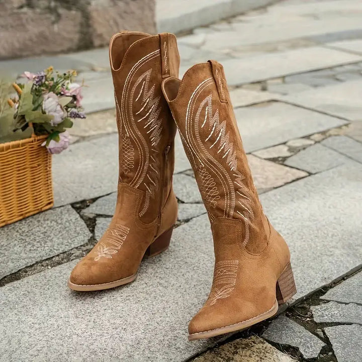 Luna’s Wild Spirit Embroidered Western Boots