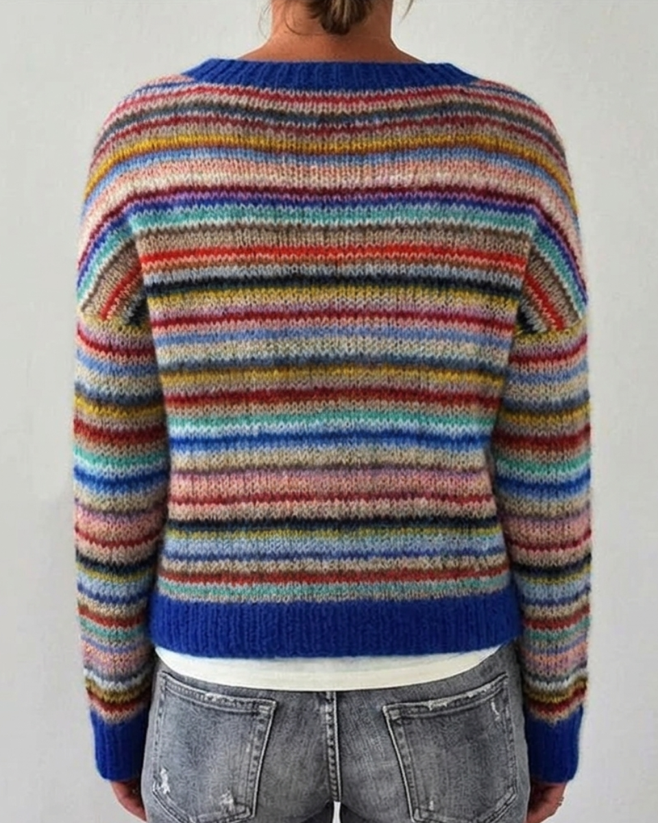Luna’s Cosy Nordic Pattern Knit Jumper