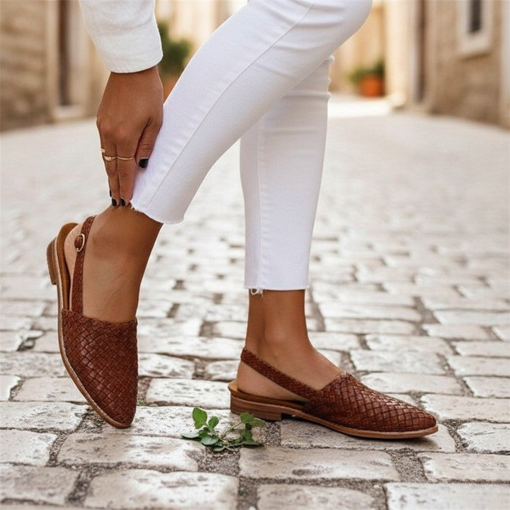 Luna’s Refined Woven Flats