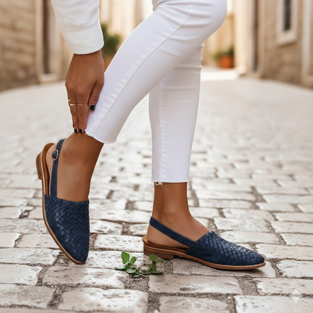Luna’s Refined Woven Flats