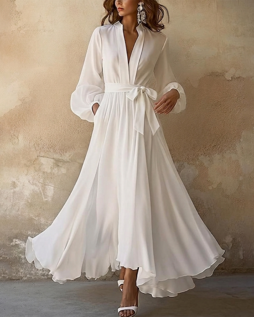 Luna's Whispers of Grace Pleated Maxi Dress – Luna Mae
