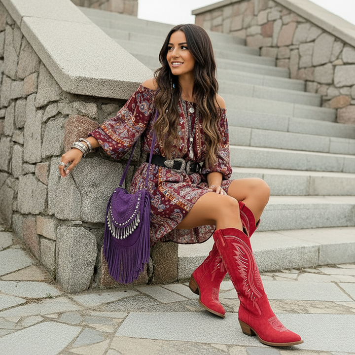 Luna’s Wild Spirit Embroidered Western Boots