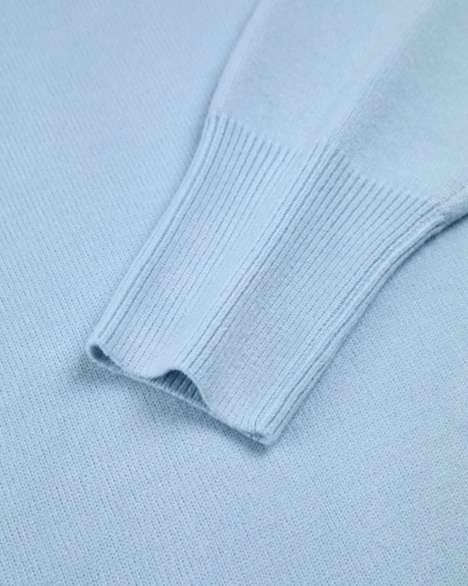 Oversized Ribbed Turtleneck Knit Jumper